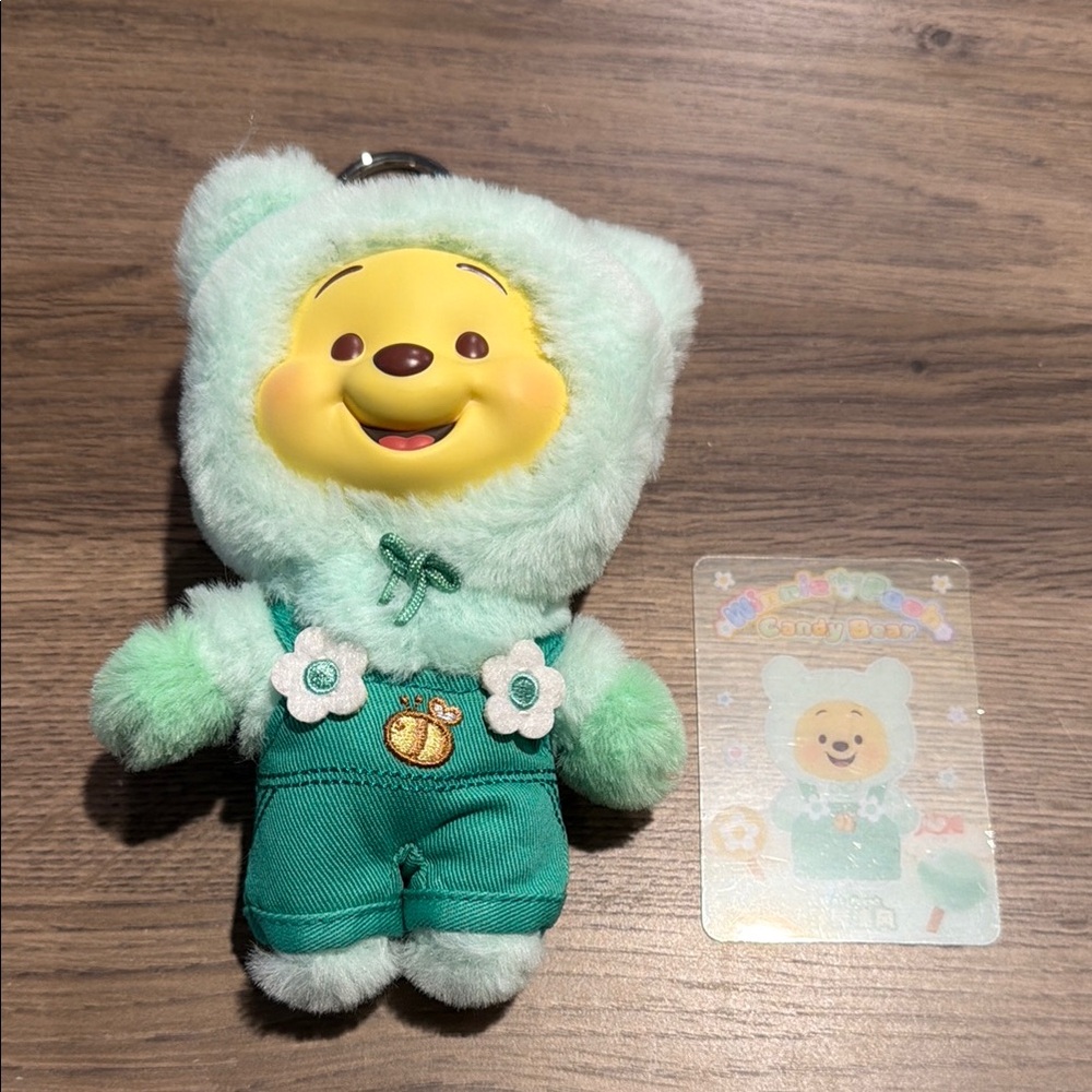 NWOT Top Toy Winnie The Pooh Candy Bear Series Plush Keychain - Mint Fresh